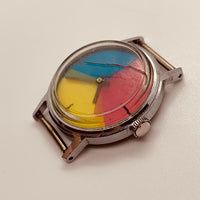 1969 Timex David Pakter/Krauss "Color Flicks" orologio per parti e riparazioni - Non funziona