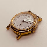 Suizo White Dial Mechanical Watch for Parts & Repair - NOT WORKING