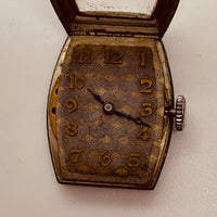 1940er Jahre Art Deco Military Graben Uhr Für Teile & Reparaturen - nicht funktionieren
