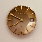 1980s Daiko Date Mechanical Watch for Parts & Repair - NOT WORKING