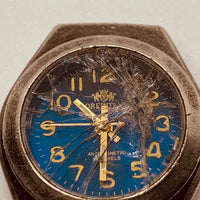 Orientex azul dial 19 joyas reloj Para piezas y reparación, no funciona