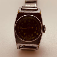 Art Deco Thiel Trench Military Tank Watch for Parts & Repair - NOT WORKING