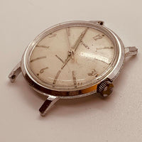 Timex Clásico de aluminio reloj Para piezas y reparación, no funciona