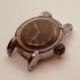 Mecánico antiguo de la década de 1950 reloj Para piezas y reparación, no funciona