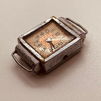 1940s Art Deco Huma 761 Watch for Parts & Repair - NOT WORKING