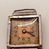 1940S ART DECO HUMA 761 orologio per parti e riparazioni - Non funziona