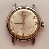 Rotary 17 joyas Incabloc Bufanda suiza reloj Para piezas y reparación, no funciona