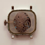 1970er Jahre Timex Rechteckig Uhr Für Teile & Reparaturen - nicht funktionieren