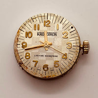 Kronotron Hong Kong mecánico reloj Para piezas y reparación, no funciona