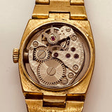 Bergana 17 Jewels Gold Watch for Parts & Repair - لا تعمل