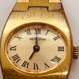 Bergana 17 Jewels Gold Watch for Parts & Repair - لا تعمل