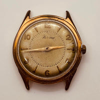 Herma French 1970s Mechanical Watch for Parts & Repair - NOT WORKING