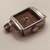 1950s Fond Acier Inoxydable French Watch for Parts & Repair - NOT WORKING