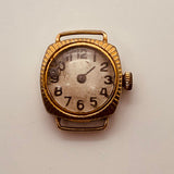 Kleine goldene Damen 17 Juwelen Uhr Für Teile & Reparaturen - nicht funktionieren