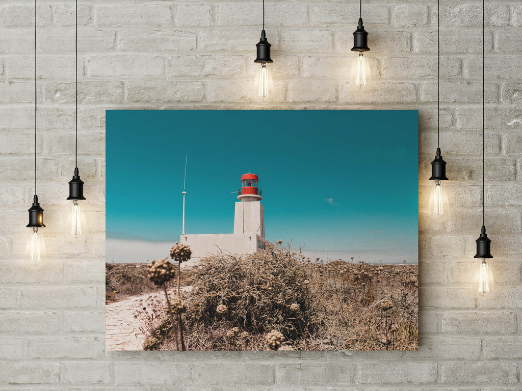 Lighthouse Digital Landscape Print | Printable Instant Wall Art ...